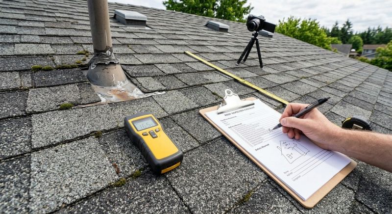 Asphalt Roof Inspection in Douglas County, CO