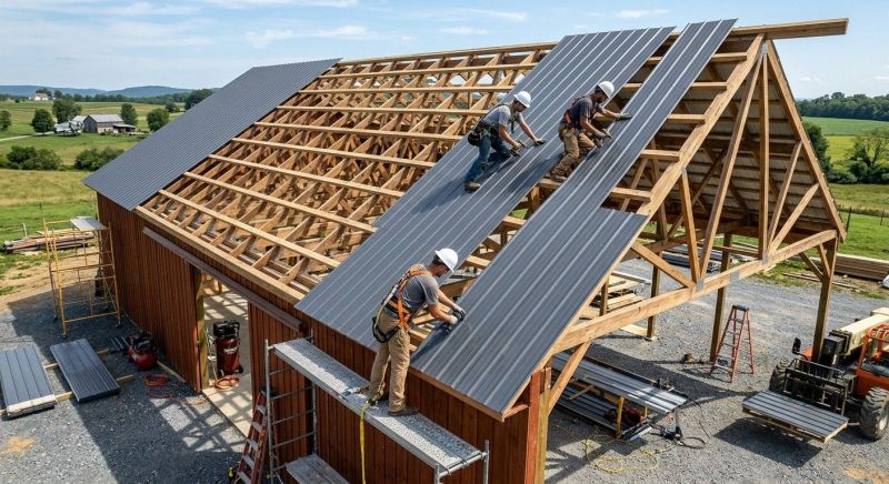 Barn Roof Installation in Douglas County, CO