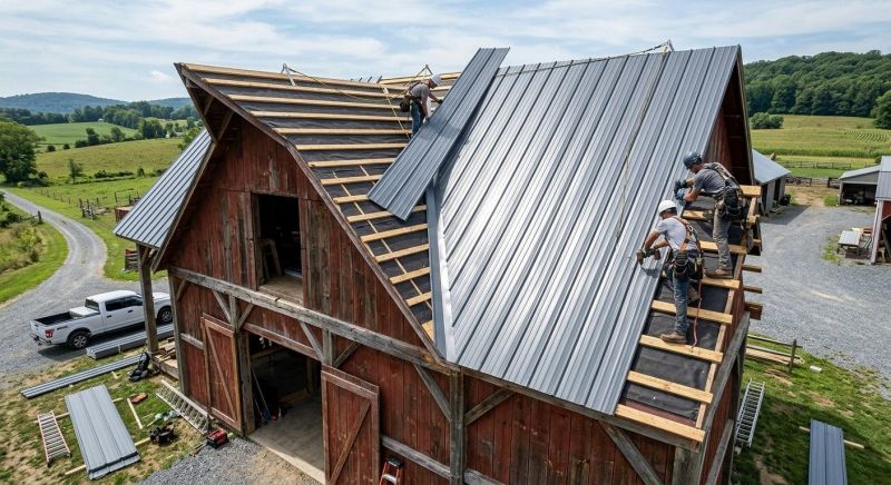 Barn Roof Installation in Douglas County, CO