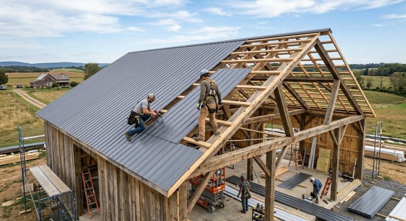 Barn Roof Installation in Douglas County, CO