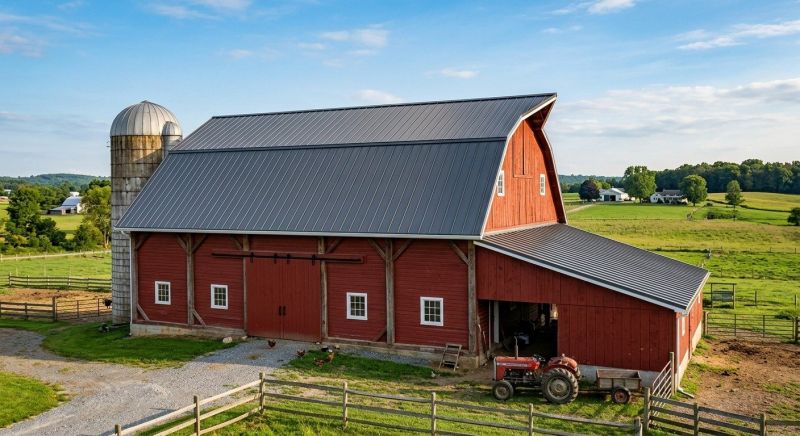 Barn Roof Replacement in Conifer, CO