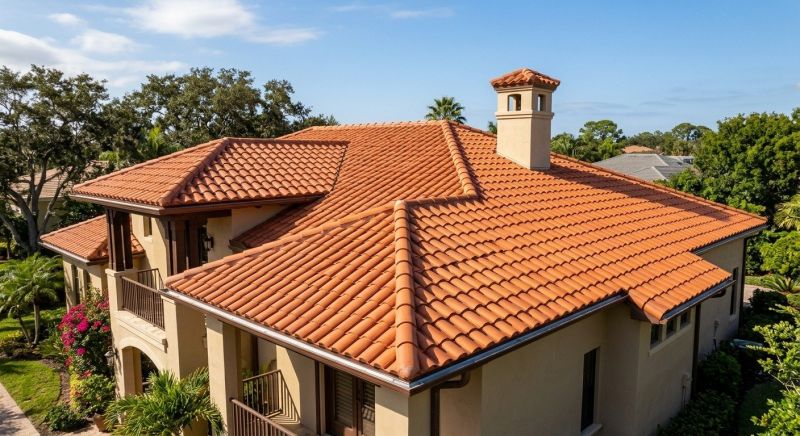 Barrel Tile Roof Installation in Douglas County, CO