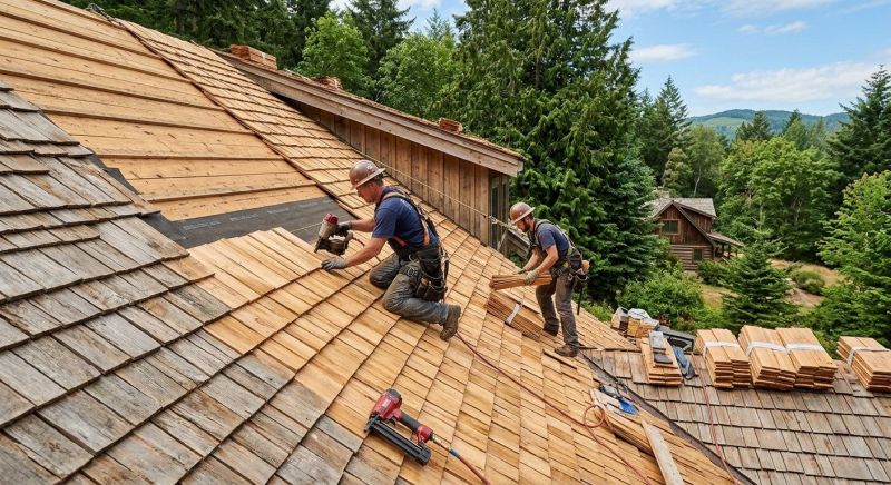Cedar Roof Construction in Douglas County, CO