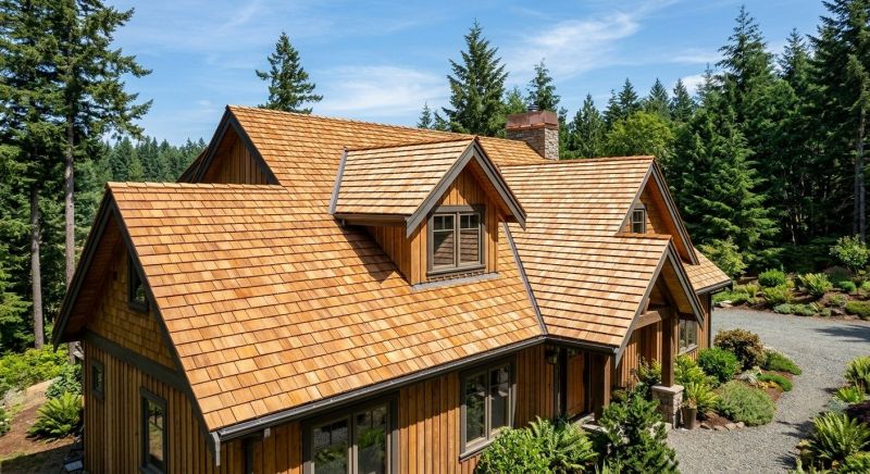 Cedar Roof Installation in Parker, CO