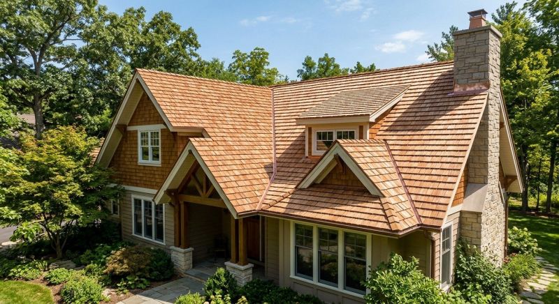 Cedar Shake Roof Construction in Denver County, CO