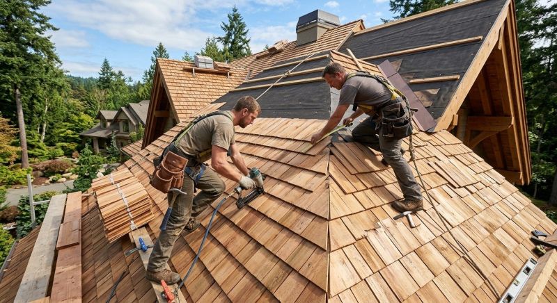 Cedar Shake Roof Construction in Elizabeth, CO