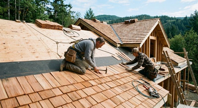 Cedar Shake Roof Construction in Douglas County, CO