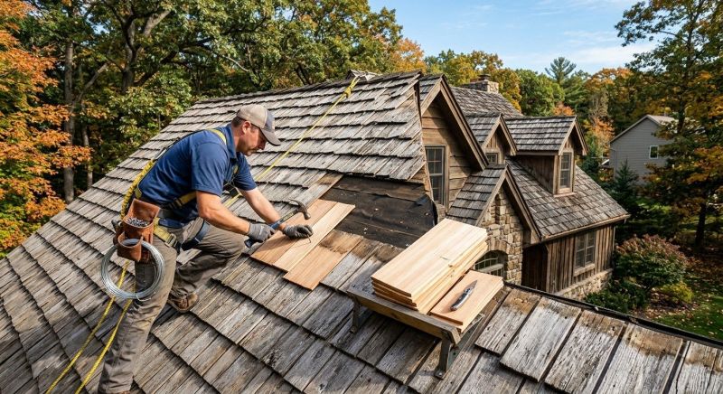 Cedar Shingles Repair in Denver, CO