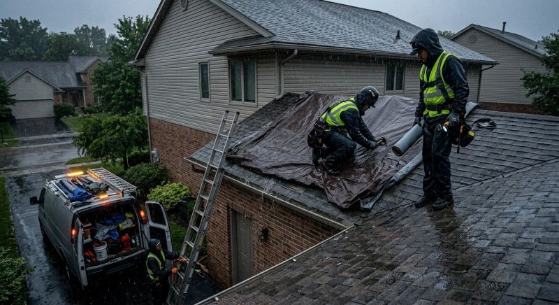 Collapsing Roof Repair in Douglas County, CO
