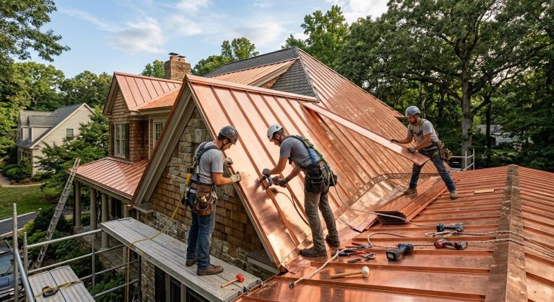 Copper Roof Installation in Douglas County, CO