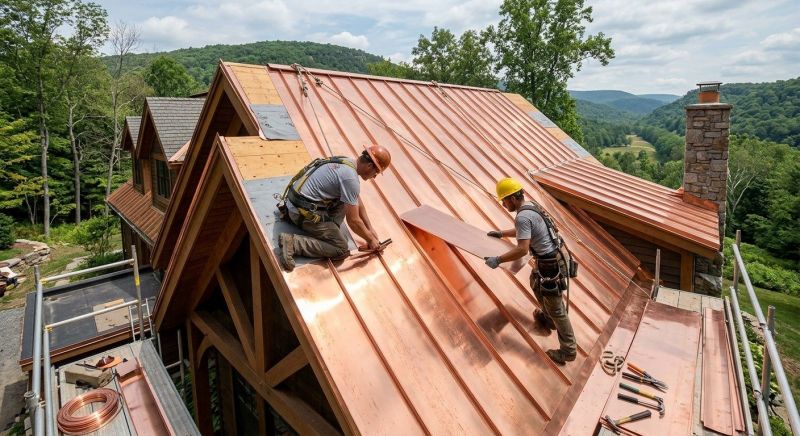 Copper Roof Installation in Douglas County, CO