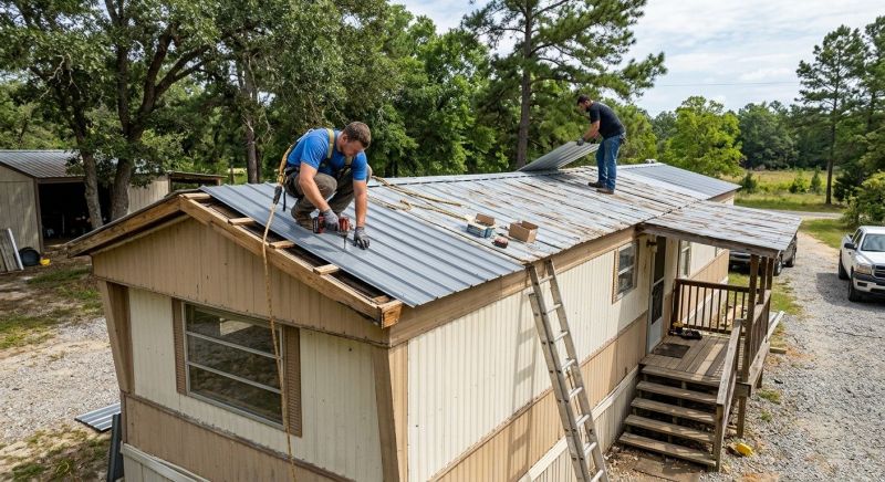 Corrugated Roof Repair in Conifer, CO