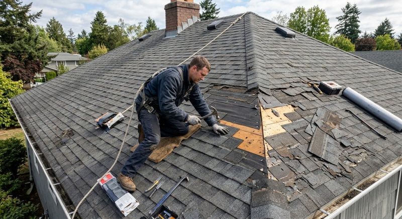Damaged Roof Repair in Aurora, CO