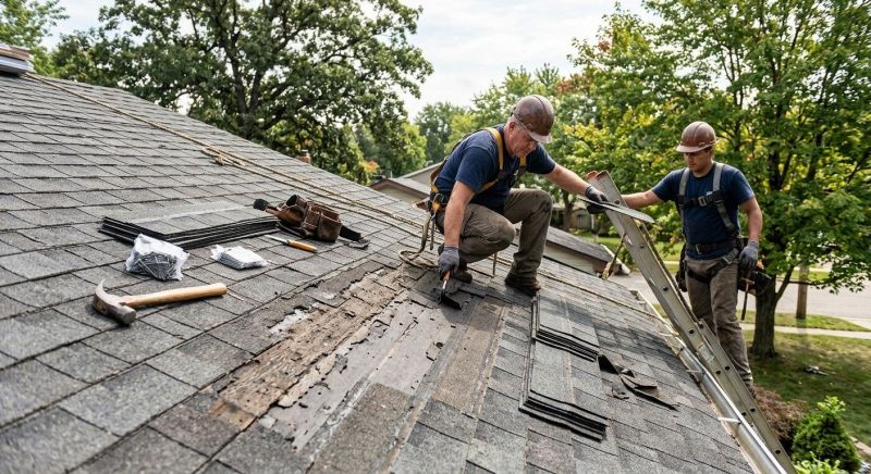 Damaged Roof Repair in Elizabeth, CO