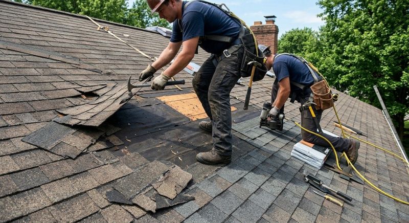 Damaged Roof Repair in Evergreen, CO