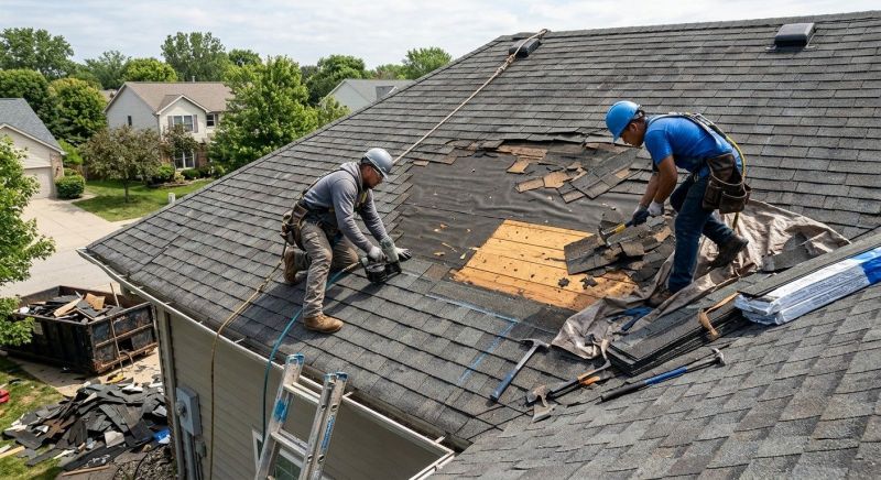 Damaged Roof Repair in Morrison, CO