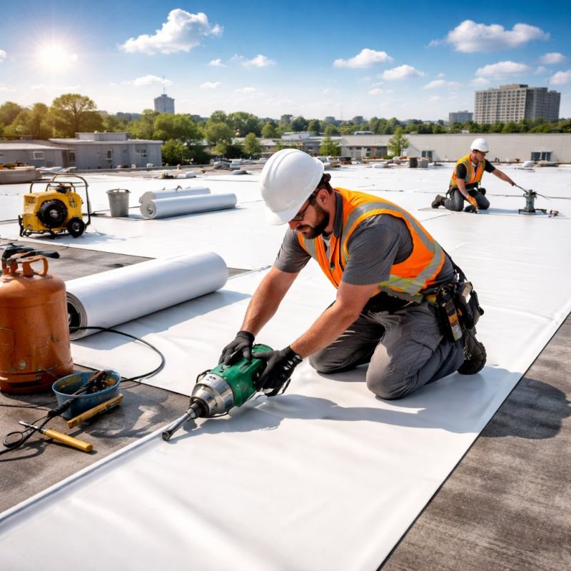 Epdm Roof Installation in Larkspur, CO