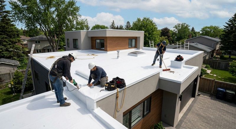 Flat Roof Installation in Castle Rock, CO