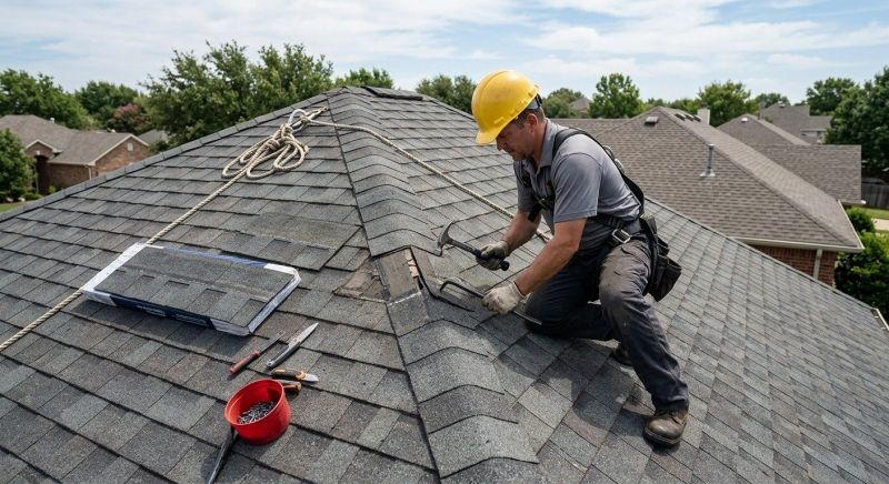 Hip Roof Shingle Repair in Douglas County, CO
