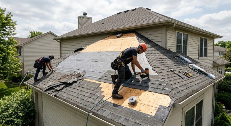 Hip Roof Shingle Replacement in Douglas County, CO