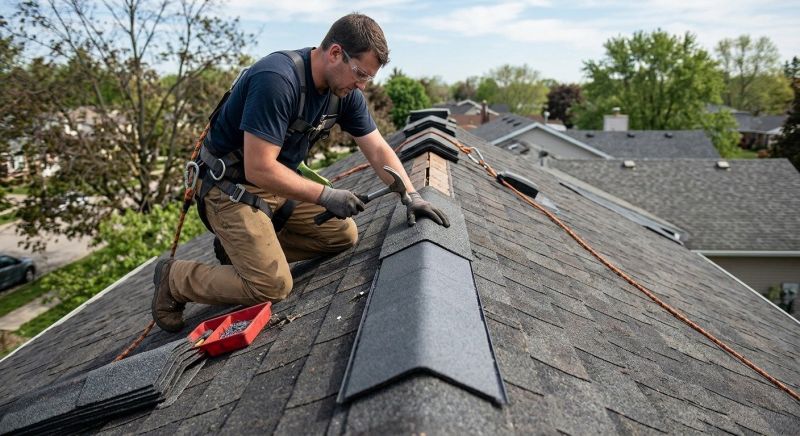 Ridge Cap Repair in Douglas County, CO