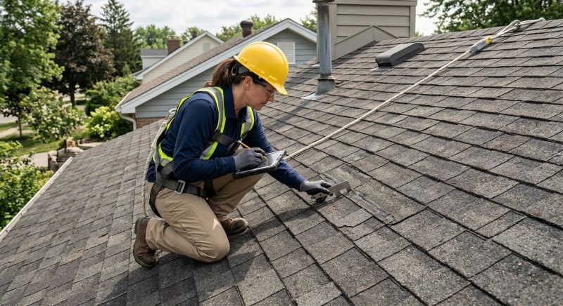 Roof Damage Inspection in Larkspur, CO