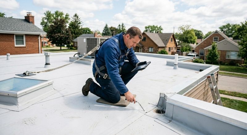 Rubber Roof Inspection in Douglas County, CO