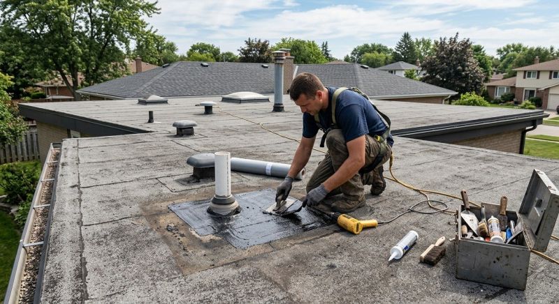 Rubber Roof Repair in Jefferson County, CO