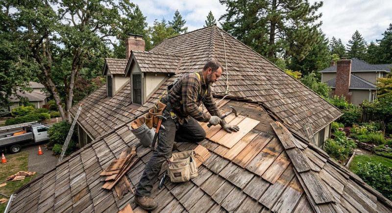 Shake Shingle Repair in Elizabeth, CO