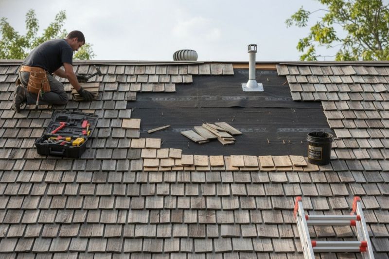 Shake Shingle Repair in Golden, CO