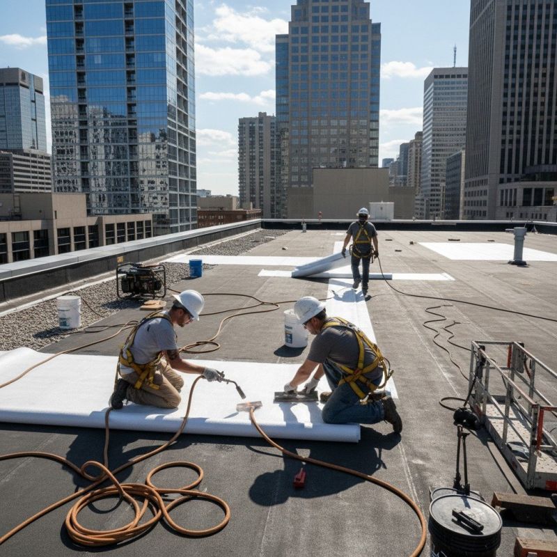 Single Ply Roof Repair in Wheat Ridge, CO