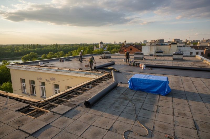 Single Ply Roof Replacement in Conifer, CO