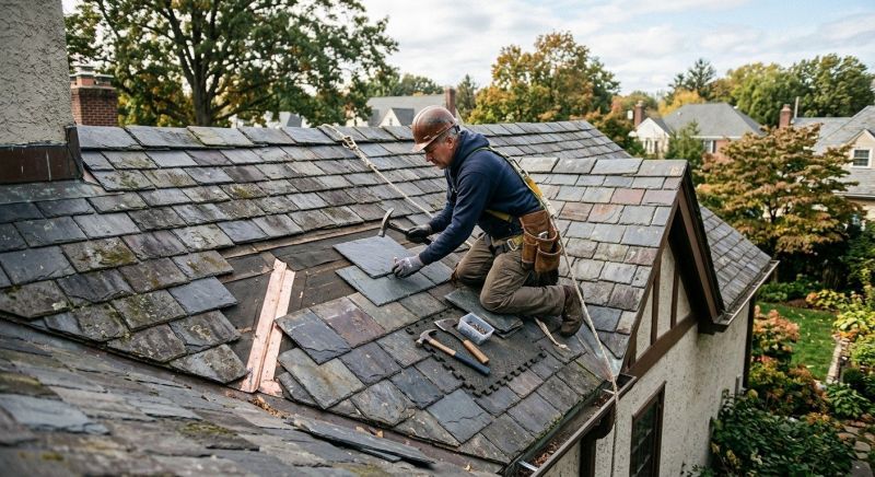 Slate Roof Repair in Littleton, CO