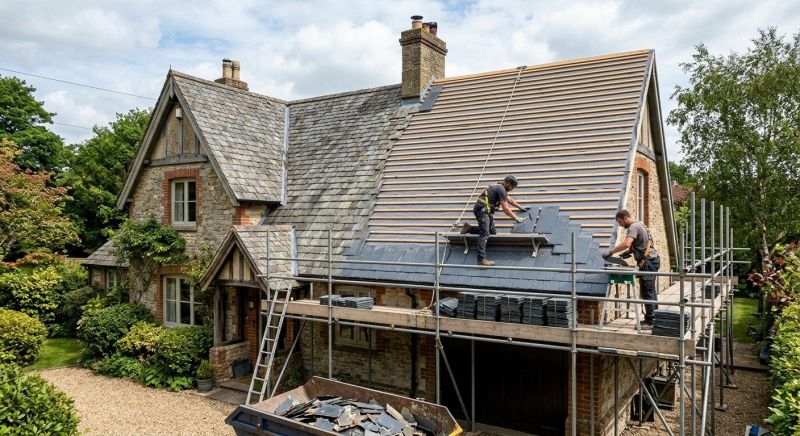 Slate Roof Replacement in Englewood, CO