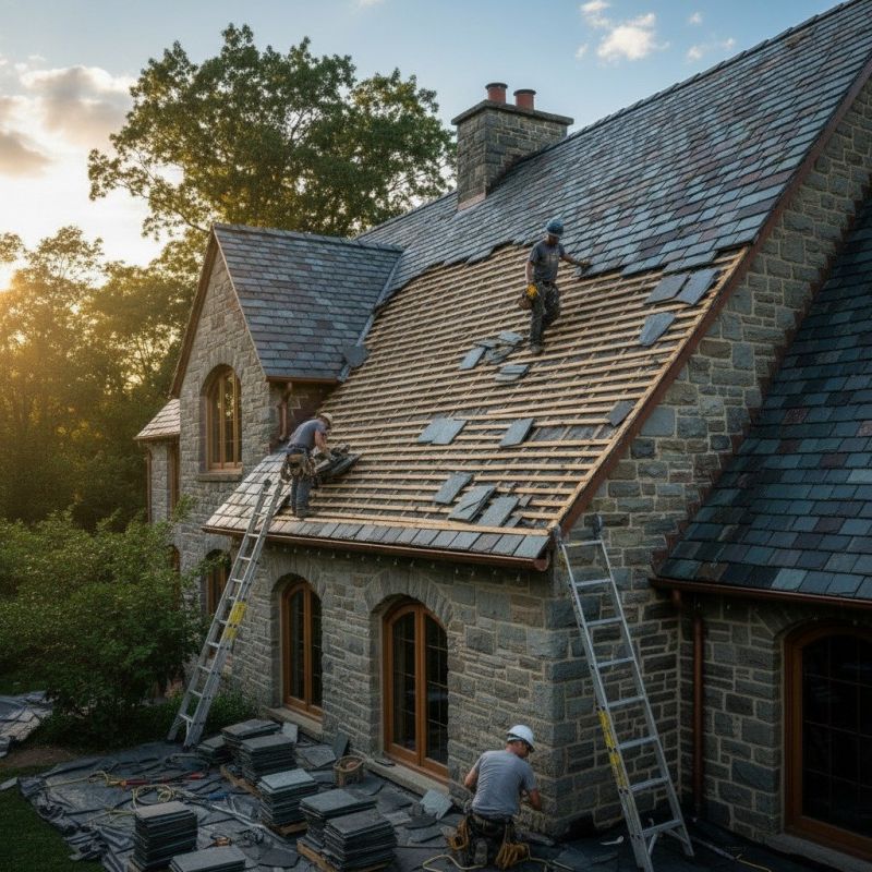 Slate Roof Replacement in Wheat Ridge, CO