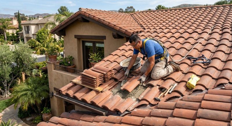 Spanish Tile Roof Repair in Douglas County, CO