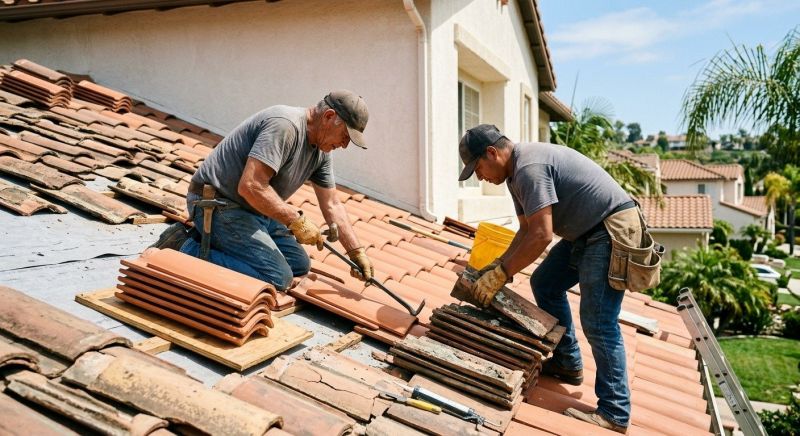 Spanish Tile Roof Repair in Douglas County, CO