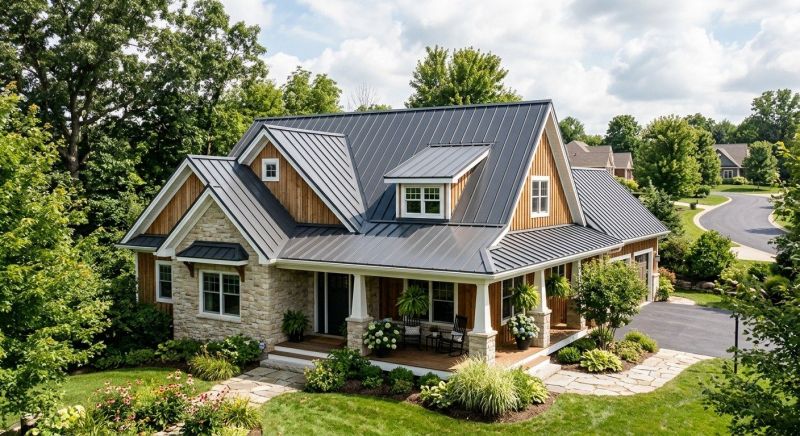 Steel Roof Replacement in Evergreen, CO