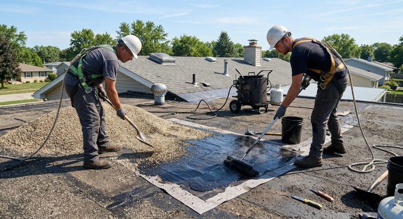 Tar And Gravel Roof Repair in Arapahoe County, CO