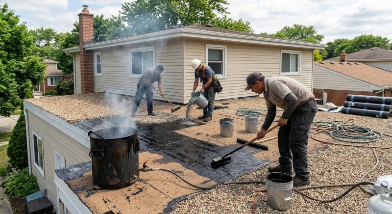 Tar And Gravel Roof Repair in Aurora, CO