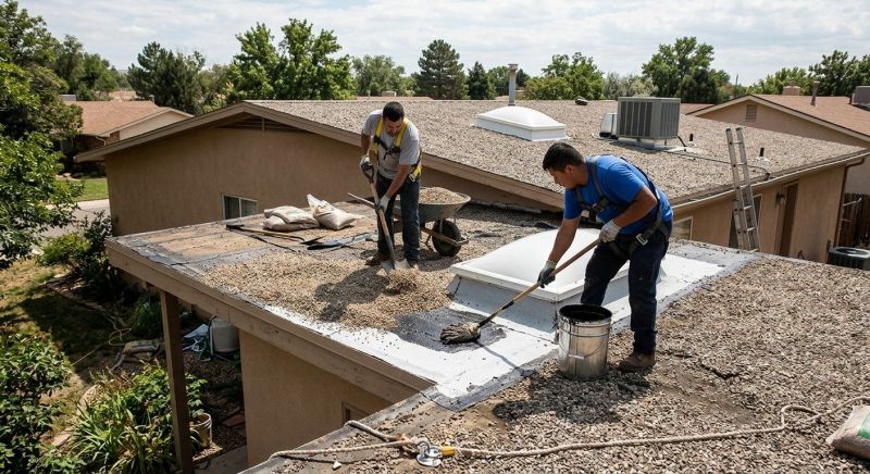 Tar And Gravel Roof Repair in Denver, CO