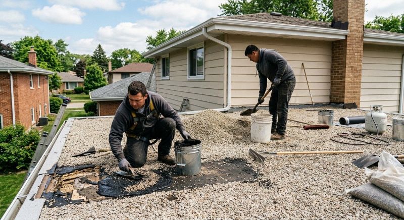 Tar And Gravel Roof Repair in Wheat Ridge, CO