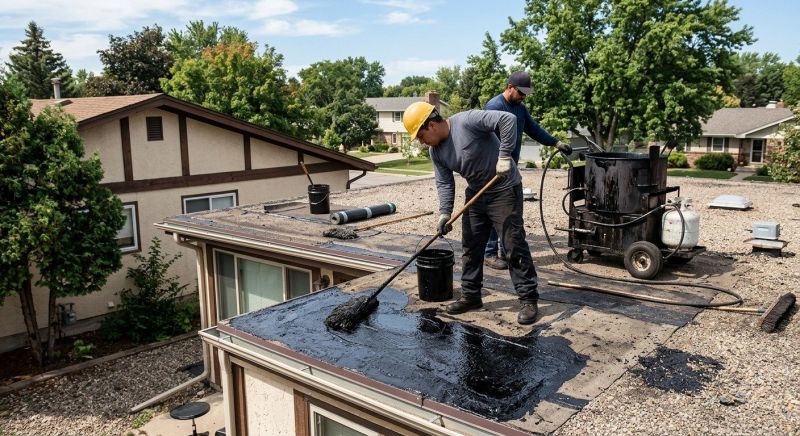 Tar Roof Repair in Larkspur, CO