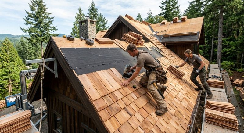 Wood Roofing Installation in Morrison, CO
