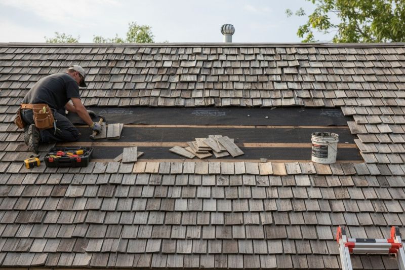 Wood Shake Roof Repair in Morrison, CO