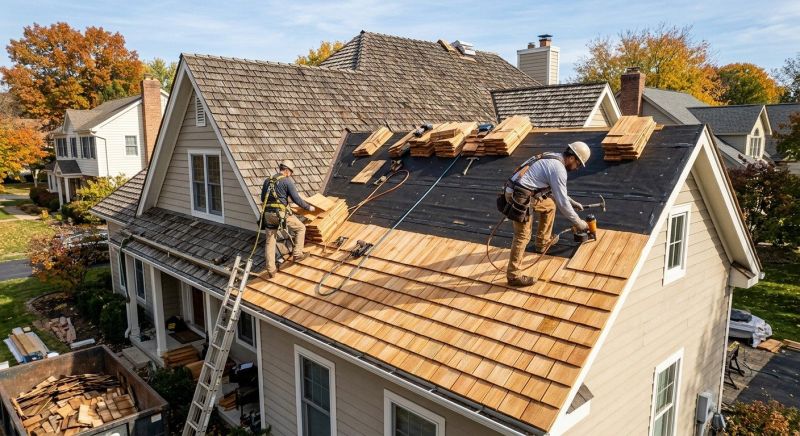 Wood Shake Roof Replacement in Evergreen, CO