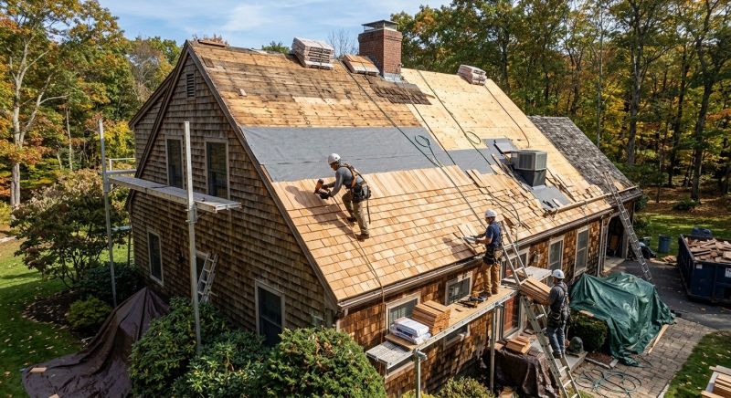 Wood Shingle Roof Replacement in Douglas County, CO