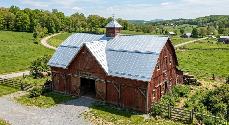 Barn Roof Replacement in Larkspur, CO