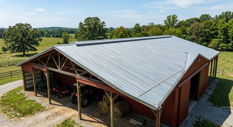 Pole Barn Roof Repair in Evergreen, CO
