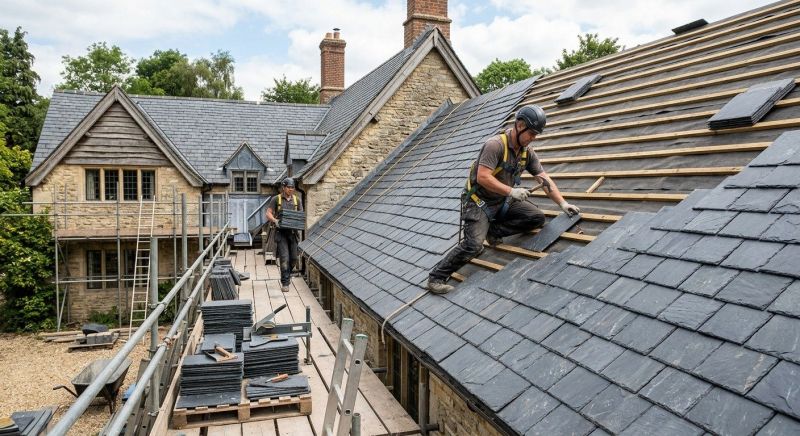 Slate Roof Installation in Indian Hills, CO